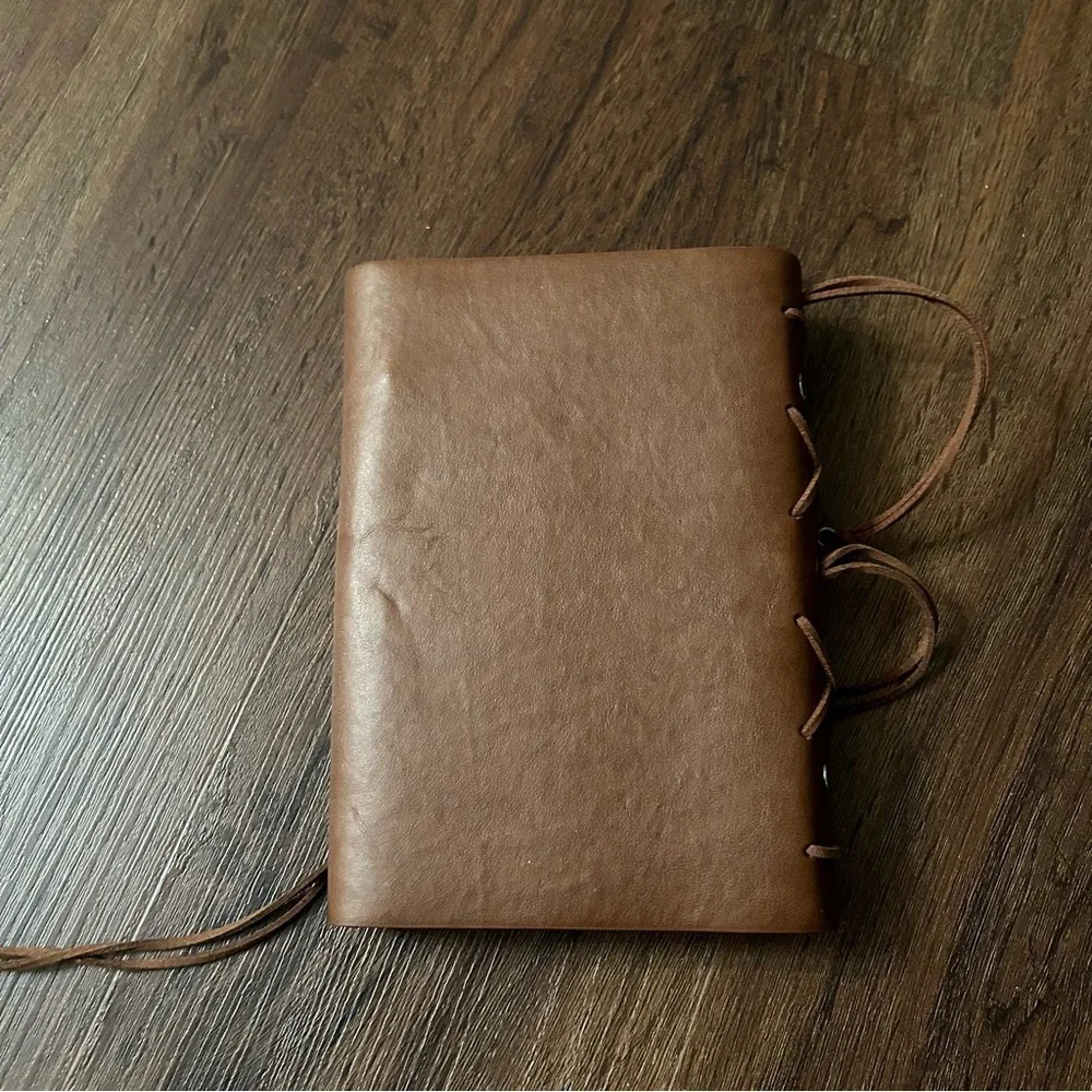 Vintage Nautical Brown Faux Leather Journal